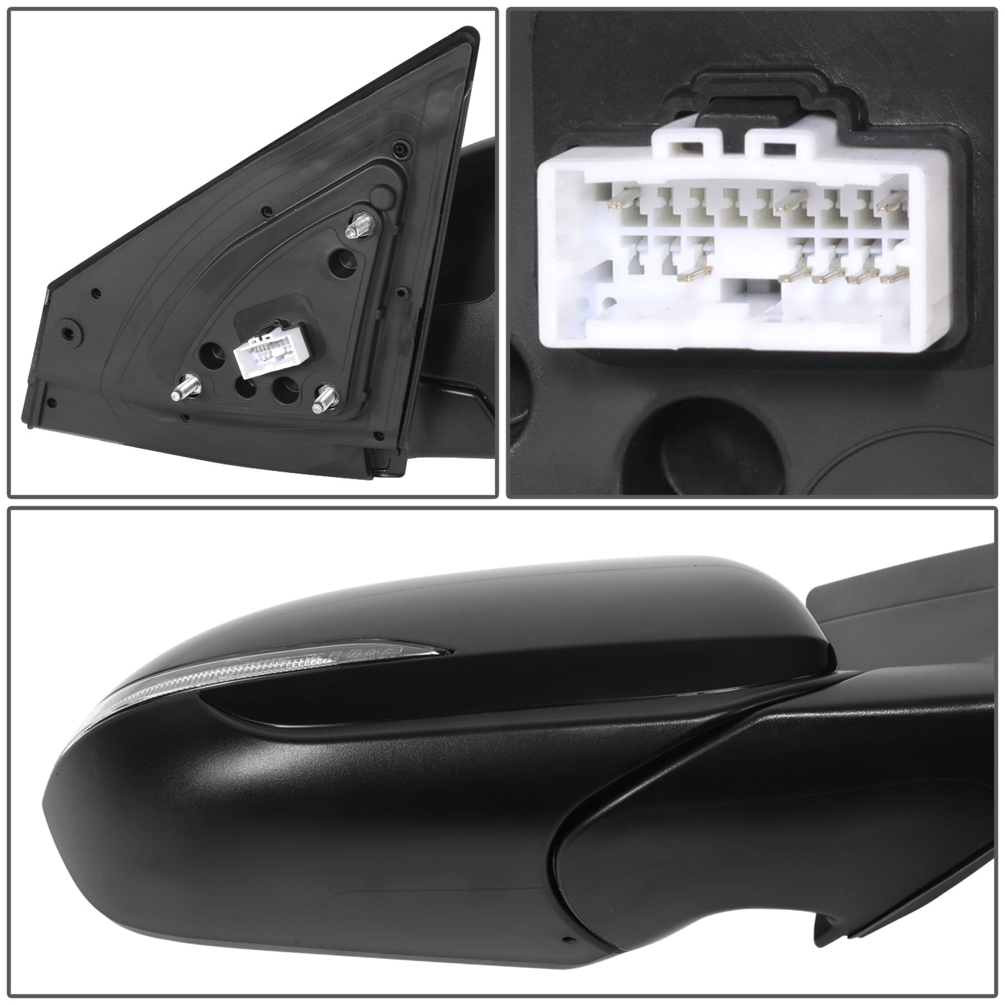 RETROVISOR MIRROR - HYUNDAI ELANTRA 2019-2020 - WITH HEATED GLASS - WITH TURN SIGNAL KOREA BUILT - OE STYLE - PASSENGER RIGHT SIDE