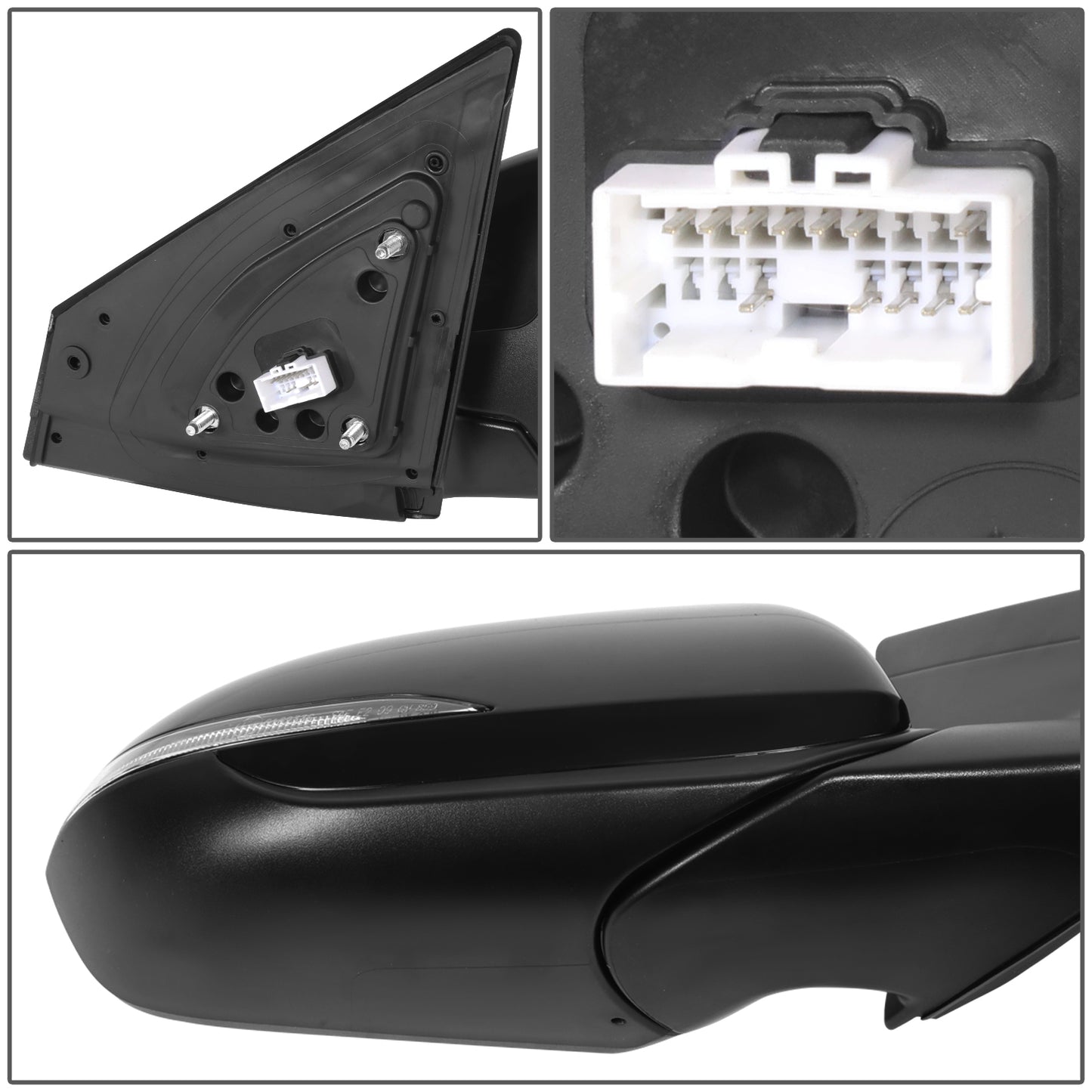 RETROVISOR MIRROR - HYUNDAI ELANTRA 2019-2020 - WITH HEATED GLASS - WITH TURN SIGNAL - WITH MEMORY KOREA BUILT - OE STYLE - PASSENGER RIGHT SIDE