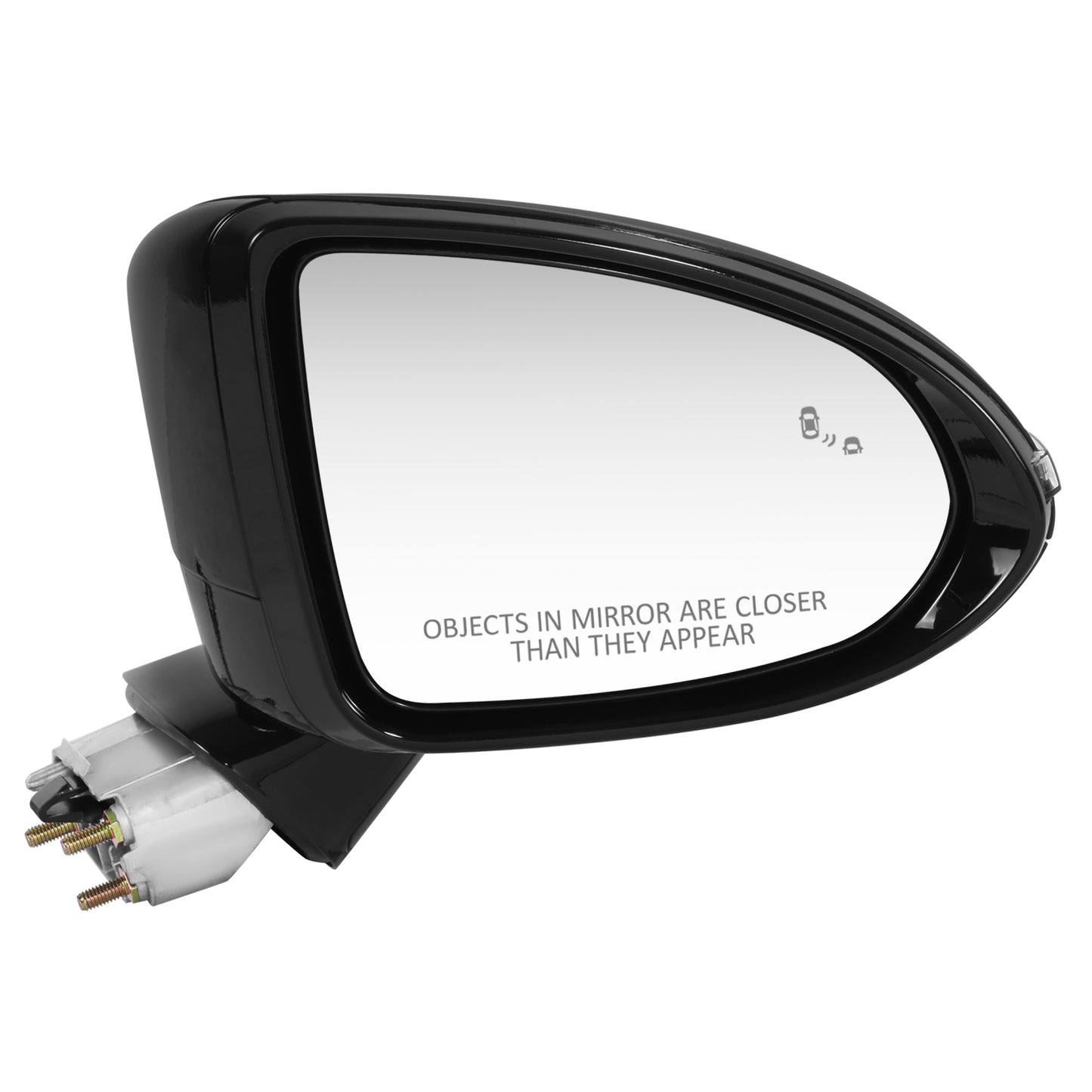 RETROVISOR MIRROR - OE STYLE - HYUNDAI SONATA 20-23 - WITH POWER WITH HEATED GLASS WITH BLIND SPOT - N LINE/SEL PLUS/SPORT MODELS - PASSENGER SIDE - PAINT TO MATCH - BLACK