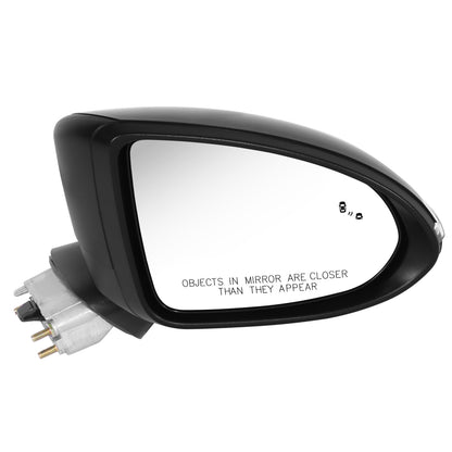 RETROVISOR MIRROR - OE STYLE - HYUNDAI SONATA 2020-2023 - WITH POWER WITH HEATED GLASS WITH BLIND SPOT - PASSENGER RIGHT SIDE - BLACK
