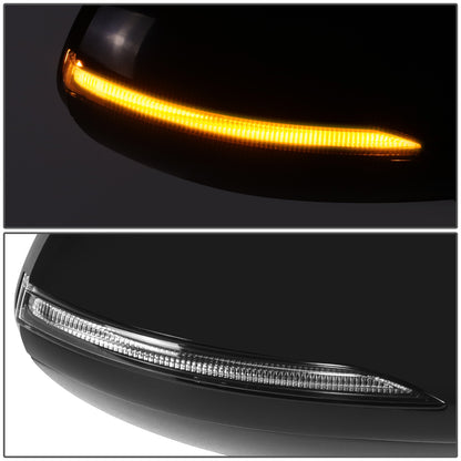 RETROVISOR MIRROR - OE STYLE - HYUNDAI SONATA 2020-2023 - WITH POWER WITH HEATED GLASS WITH BLIND SPOT - PASSENGER RIGHT SIDE - BLACK