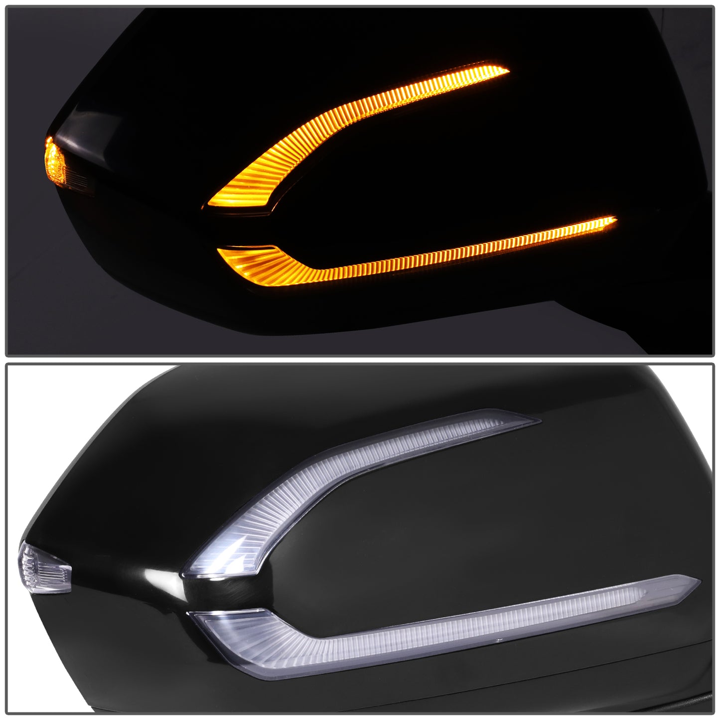 RETROVISOR MIRROR - OE STYLE - HYUNDAI PALISADE 2020-2022 - WITH POWER WITH HEATED GLASS WITH BLIND SPOT - PASSENGER RIGHT SIDE - BLACK