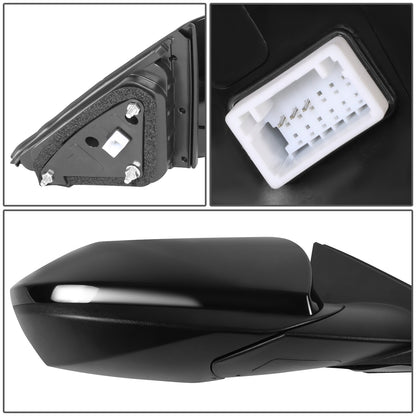 RETROVISOR MIRROR - OE STYLE - HYUNDAI ELANTRA 21-23 - WITH POWER KOREA BUILT - PASSENGER SIDE - PAINT TO MATCH - BLACK