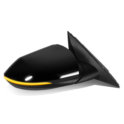 RETROVISOR MIRROR - OE STYLE - HYUNDAI ELANTRA 2021-2023 - WITH POWER WITH HEATED GLASS WITH TURN SIGNAL U.S BUILT - PASSENGER RIGHT SIDE - BLACK