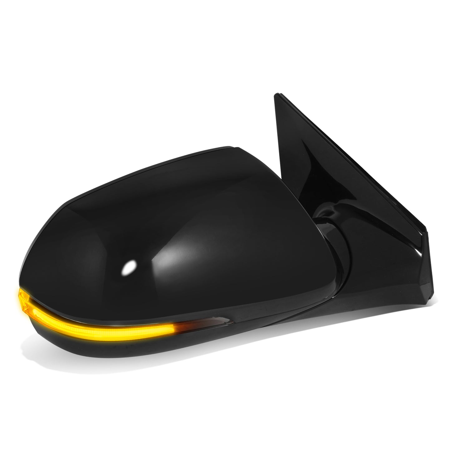 RETROVISOR MIRROR - OE STYLE - HYUNDAI SANTA FE 13-16 - WITH POWER WITH HEATED GLASS WITH TURN SIGNAL WITH BLIND SPOT - PASSENGER SIDE - PAINT TO MATCH - BLACK