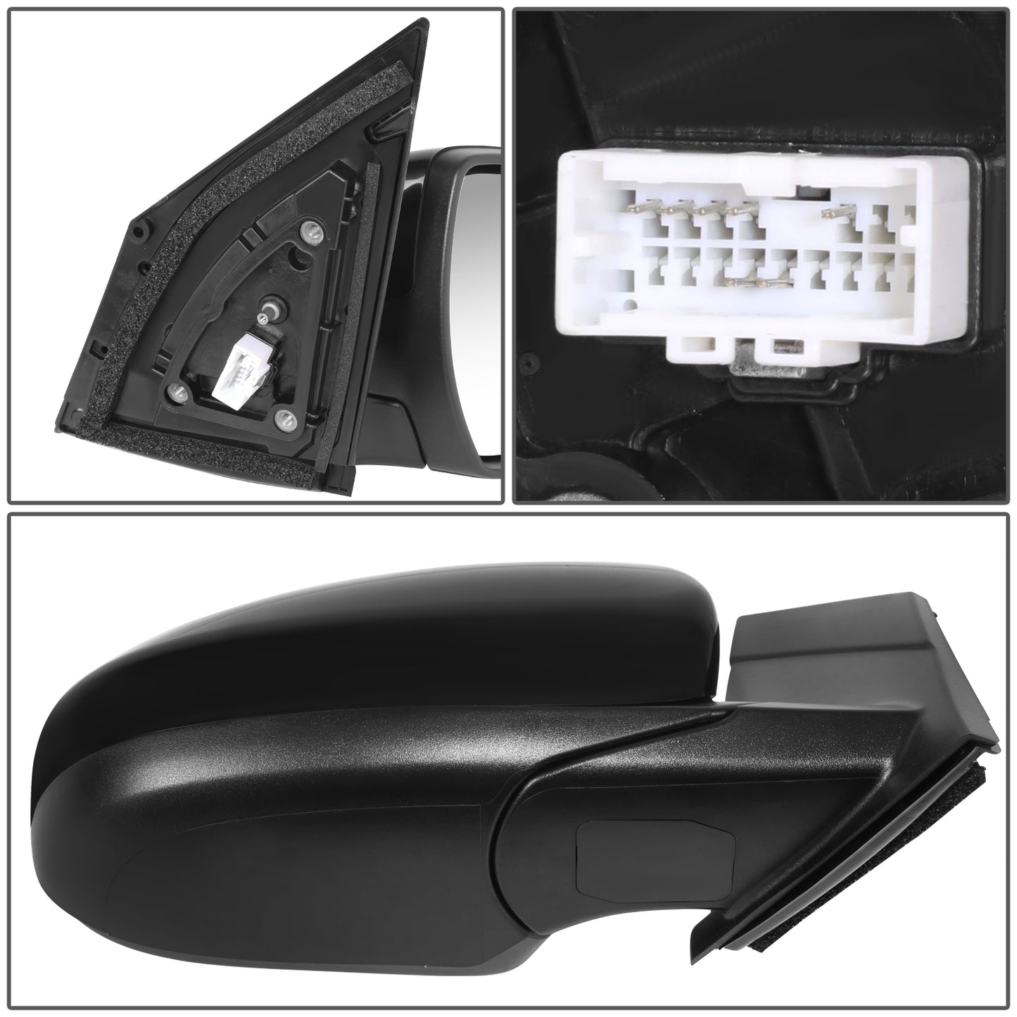 RETROVISOR MIRROR - HYUNDAI TUCSON 2019-2021 - WITH POWER - WITH HEATED GLASS - WITH BLIND SPOT - OE STYLE - PASSENGER RIGHT SIDE