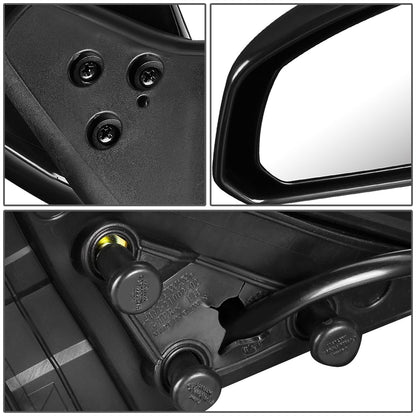 RETROVISOR MIRROR - OEM - 03-07 INFINITI G 35 COUPE - POWERED - TEXTURED - BLACK - LEFT