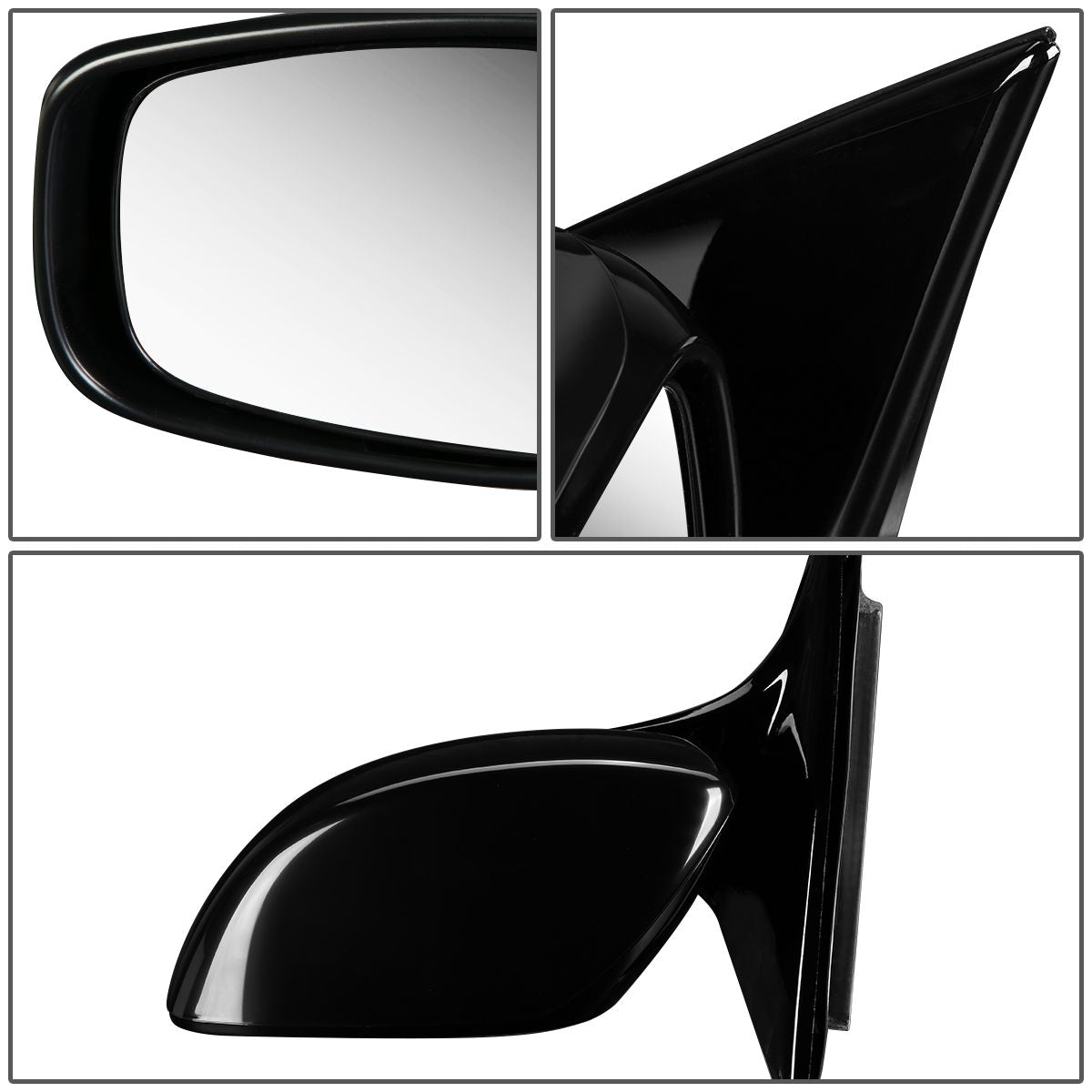 RETROVISOR MIRROR - OEM - 09-13 INFINITI G37 SEDAN / 2015 INFINITI Q40 SEDAN - POWERED - TEXTURED - BLACK - LEFT