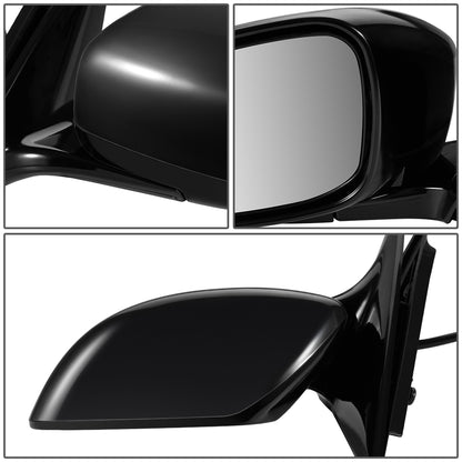 RETROVISOR MIRROR - OEM - 09-13 INFINITI G37 2/4-DR - POWERED - HEATED - W/ MEMORY - FOLDING - BLACK MATERIAL - LEFT
