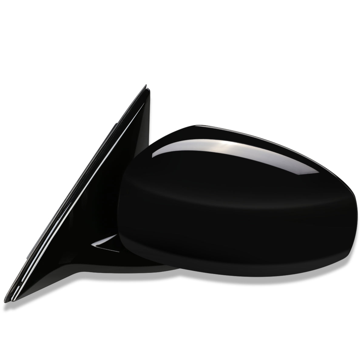 RETROVISOR MIRROR - OEM - 07-08 INFINITI G 35 SEDAN - POWERED - TEXTURED - BLACK - LEFT