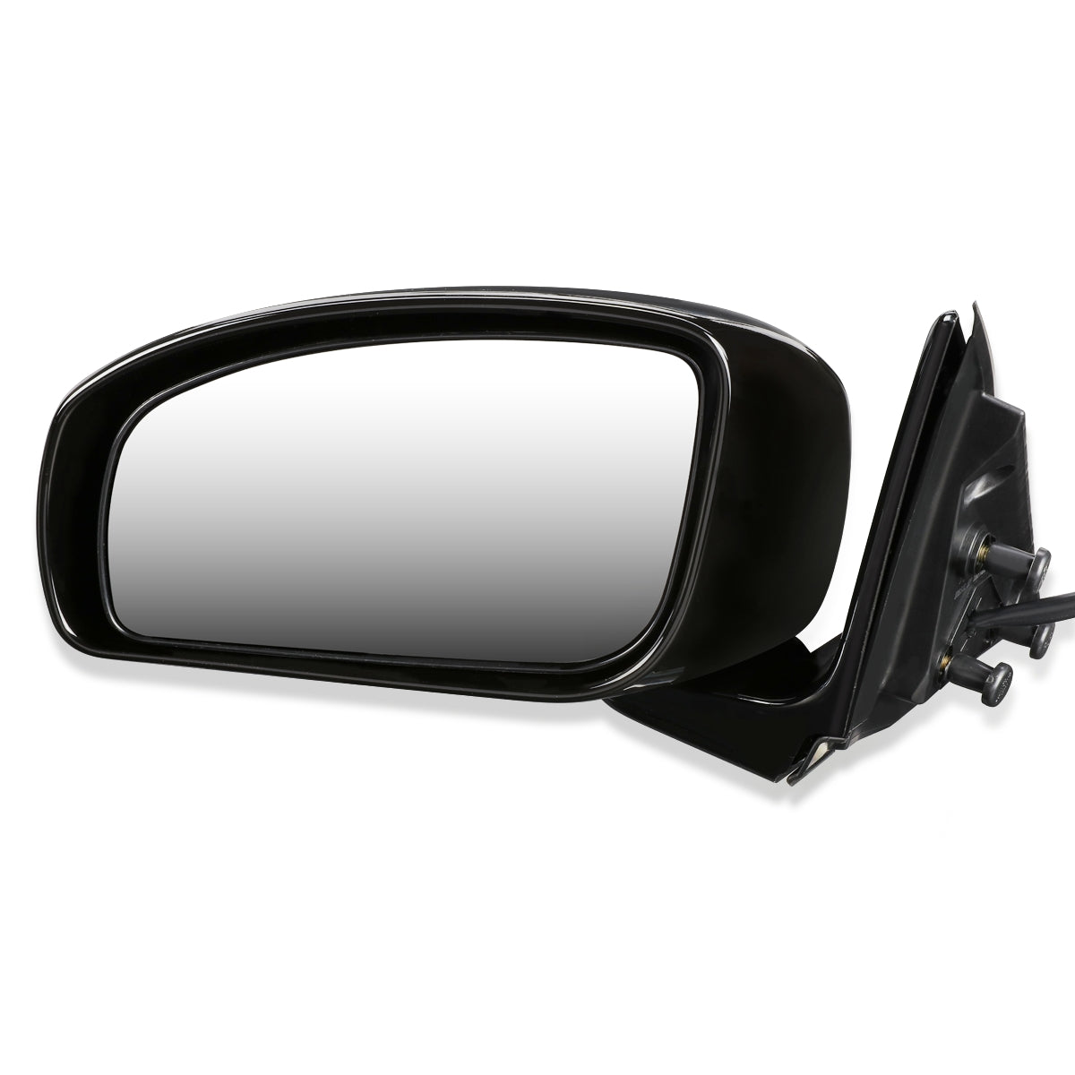 RETROVISOR MIRROR - OEM - 07-08 INFINITI G 35 SEDAN - POWERED - TEXTURED - BLACK - LEFT