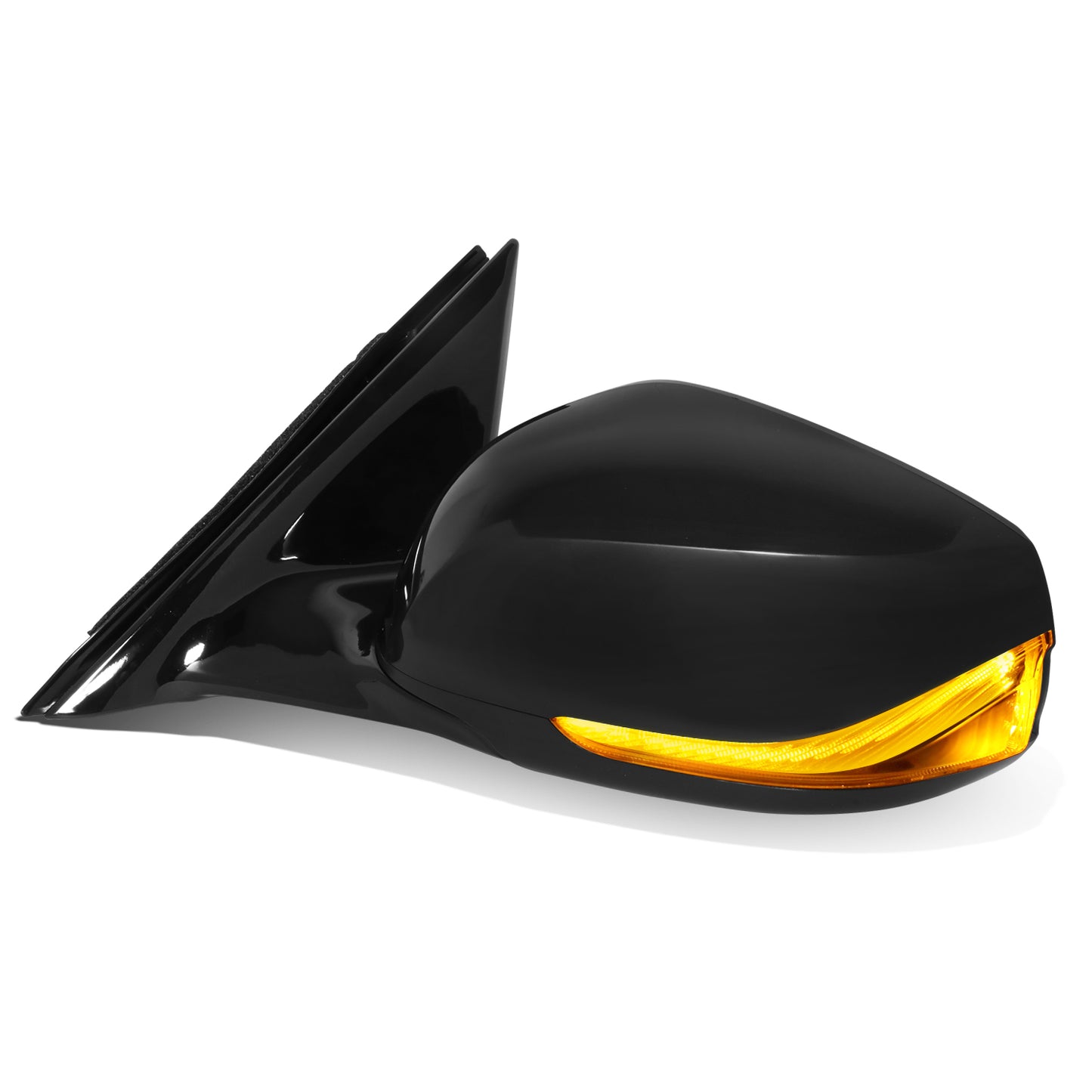 RETROVISOR MIRROR - OE STYLE - INFINITI Q50 2014-2021 - WITH POWER WITH HEATED WITH SIGNAL - DRIVER LEFT SIDE - BLACK