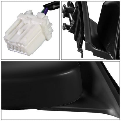 RETROVISOR MIRROR - OEM - 03-07 INFINITI G 35 COUPE - POWERED - TEXTURED - BLACK - RIGHT