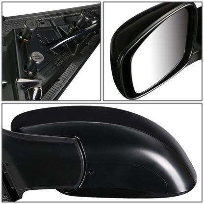 RETROVISOR MIRROR - OEM - 08-13 INFINITI G37 COUPE / 14-15 INFINITI Q60 - POWERED - TEXTURED - BLACK - RIGHT