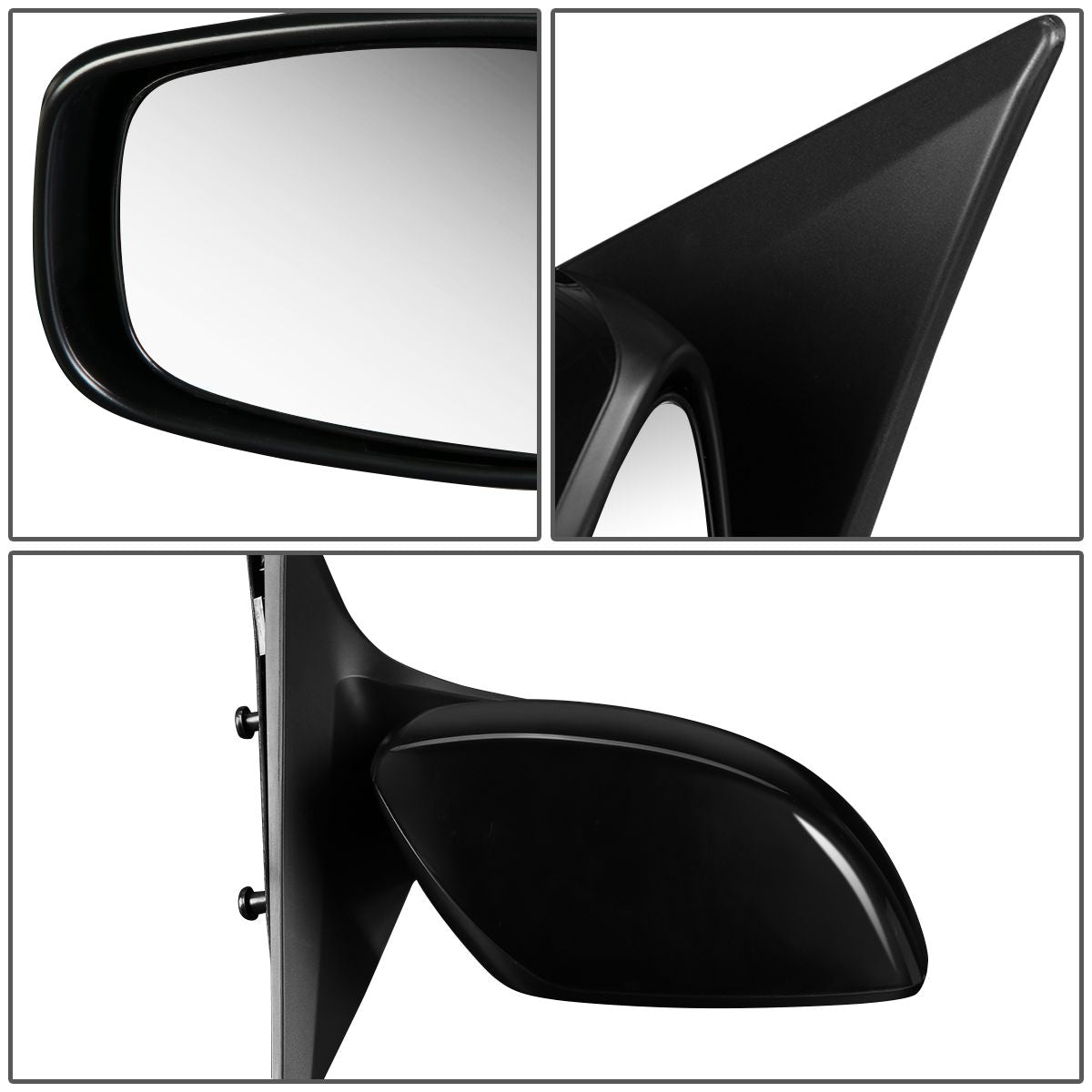 RETROVISOR MIRROR - OEM - 09-10 INFINITI G37 CONVERTIBLE - POWERED - HEATED - TEXTURED - BLACK - RIGHT