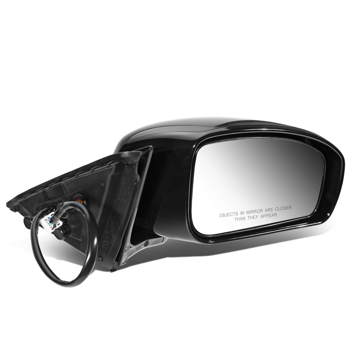RETROVISOR MIRROR - OEM - 06-10 INFINITI M35, M45 - POWERED - HEATED - W/ MEMORY - FOLDING - BLACK MATERIAL - RIGHT