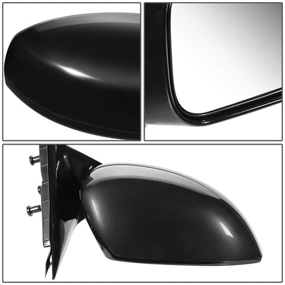 RETROVISOR MIRROR - OEM - 06-10 INFINITI M35, M45 - POWERED - HEATED - W/ MEMORY - FOLDING - BLACK MATERIAL - RIGHT