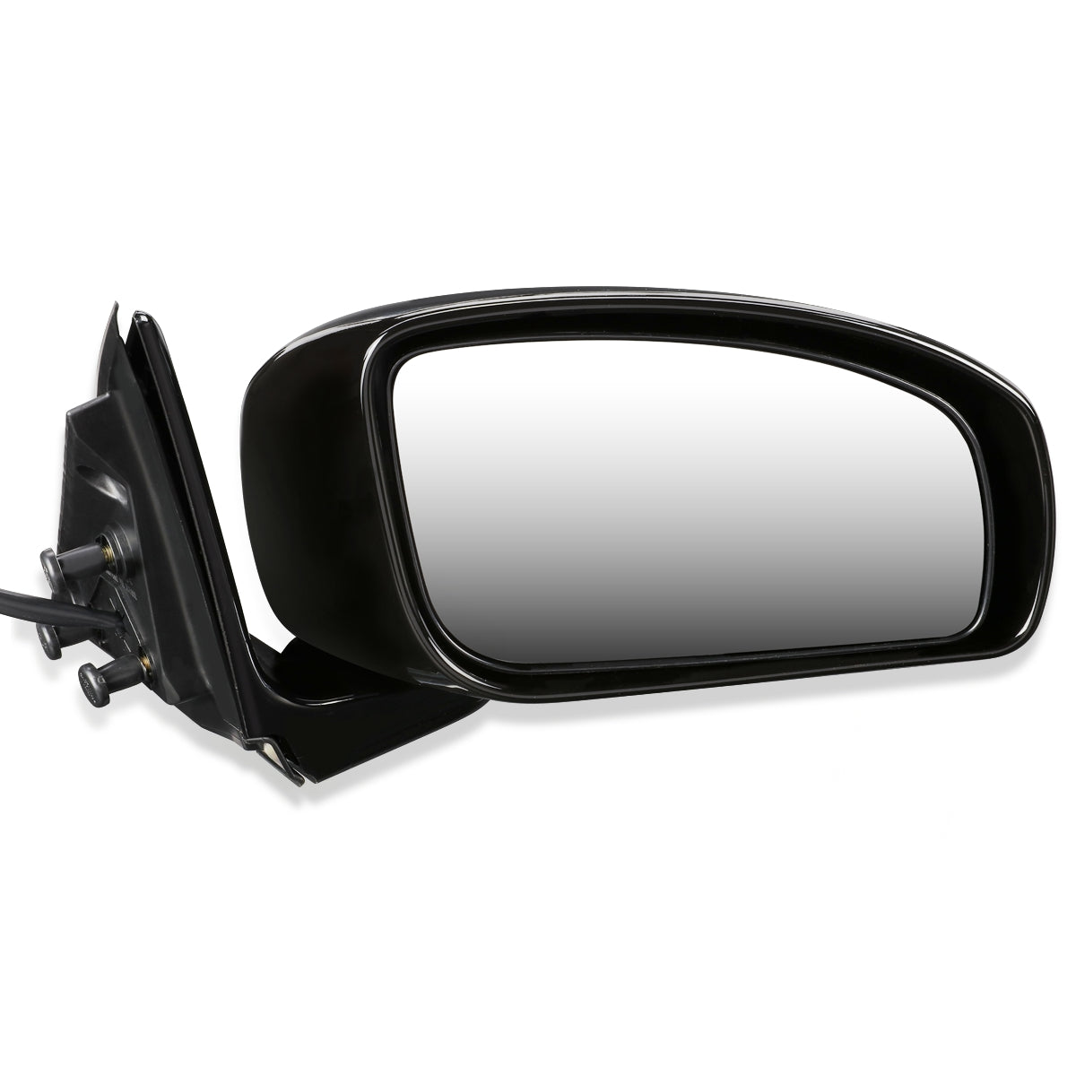 RETROVISOR MIRROR - OEM - 07-08 INFINITI G 35 SEDAN - POWERED - TEXTURED - BLACK - RIGHT