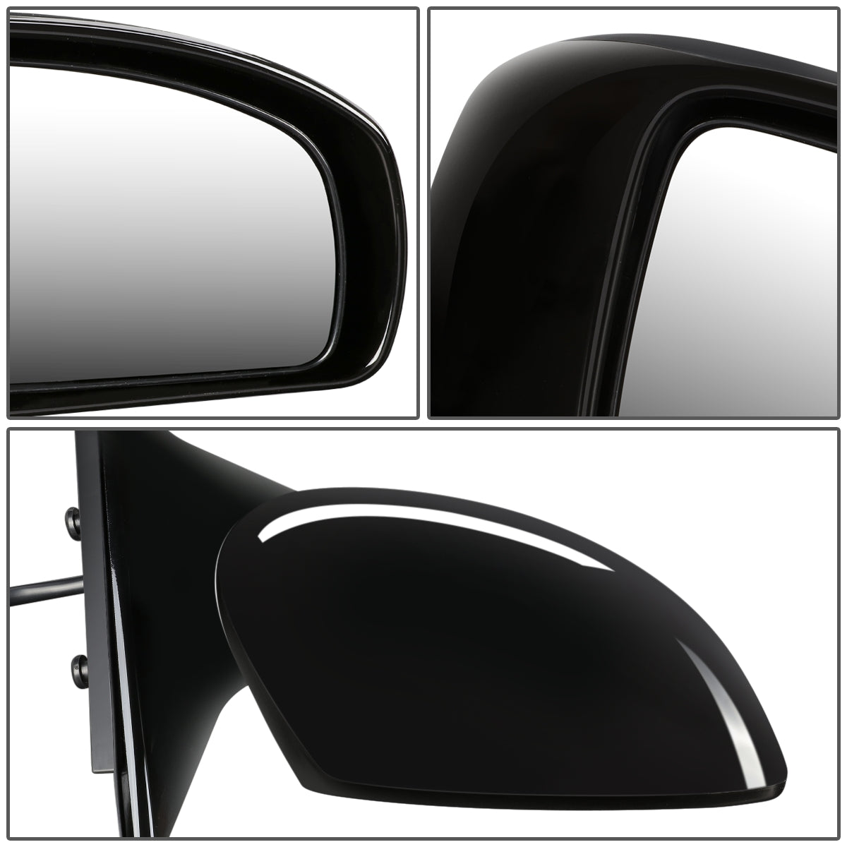 RETROVISOR MIRROR - OEM - 07-08 INFINITI G 35 SEDAN - POWERED - TEXTURED - BLACK - RIGHT