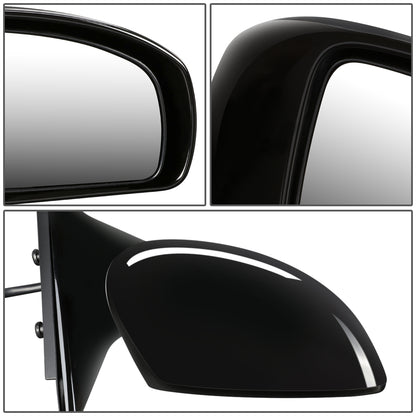 RETROVISOR MIRROR - OEM - 07-08 INFINITI G 35 SEDAN - POWERED - HEATED - TEXTURED - BLACK - RIGHT