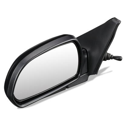 RETROVISOR MIRROR - OEM - 02-04 KIA SPECTRA 1.8L - MANUAL - PAINTABLE - BLACK - LEFT