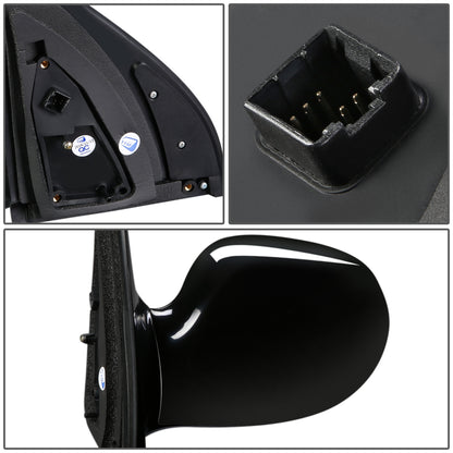 RETROVISOR MIRROR - OEM - 02-05 KIA SEDONA EX - POWERED - HEATED - PAINTABLE - BLACK - LEFT