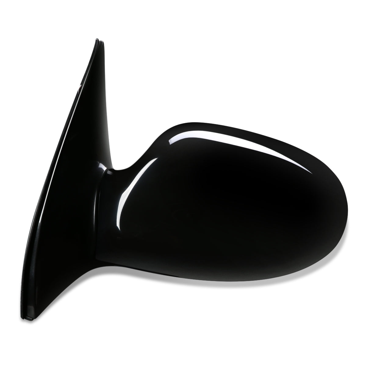 RETROVISOR MIRROR - OEM - 02-05 KIA SEDONA LX - POWERED - PAINTABLE - BLACK - LEFT