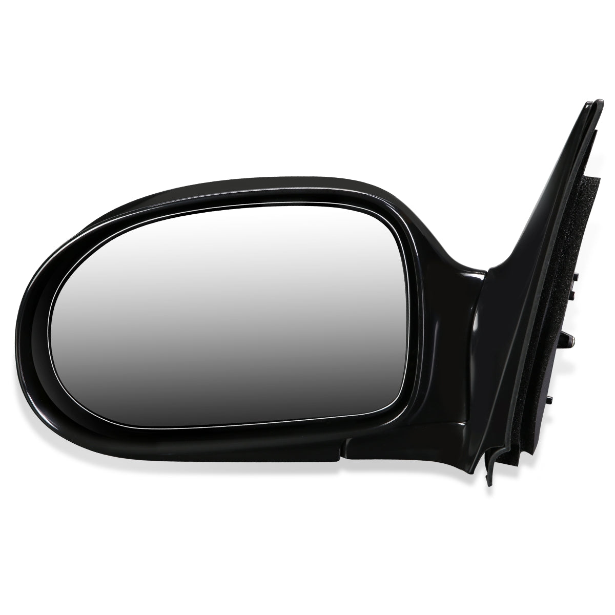 RETROVISOR MIRROR - OEM - 02-05 KIA SEDONA LX - POWERED - PAINTABLE - BLACK - LEFT