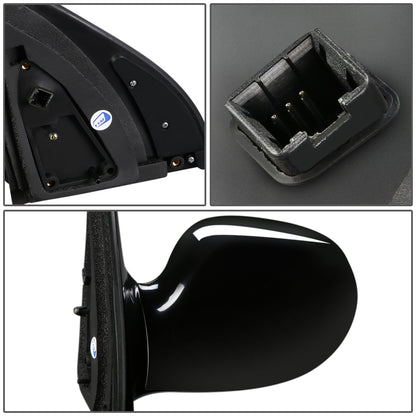 RETROVISOR MIRROR - OEM - 02-05 KIA SEDONA LX - POWERED - PAINTABLE - BLACK - LEFT