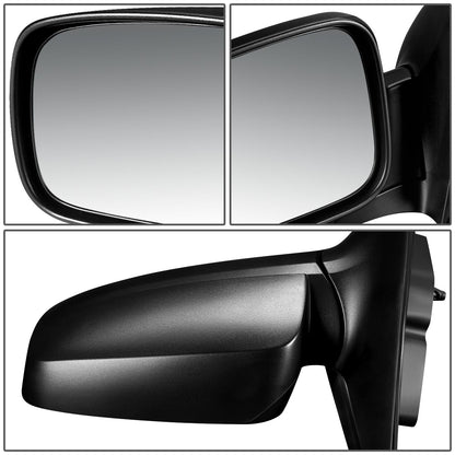 RETROVISOR MIRROR - OEM - 03-09 KIA SORENTO BASE LX - POWERED - HEATED - TEXTURED - BLACK - LEFT