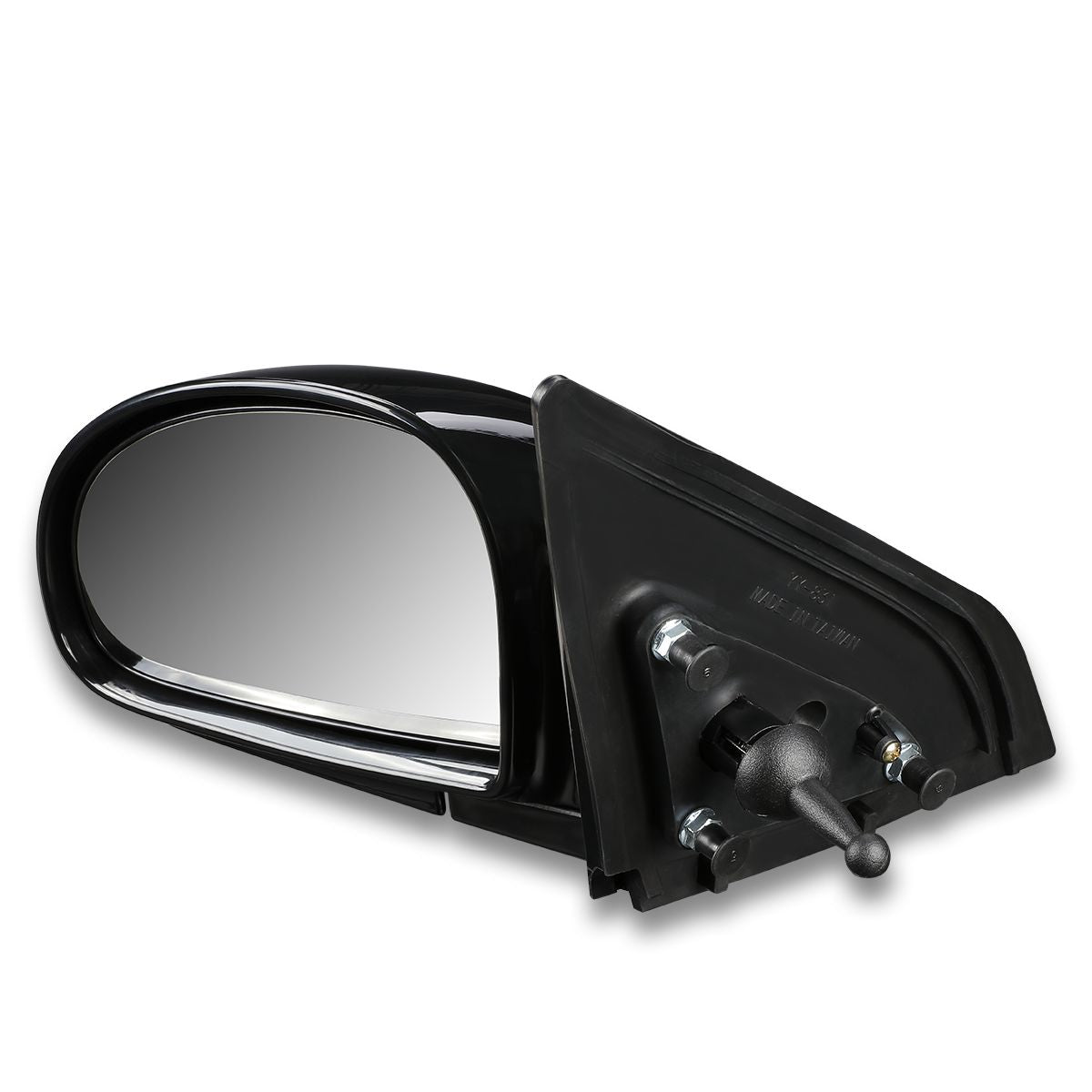 RETROVISOR MIRROR - OEM - 04-09 KIA SPECTRA 2.0L / 05-09 KIA SPECTRA5 - MANUAL - PAINTABLE - BLACK - LEFT