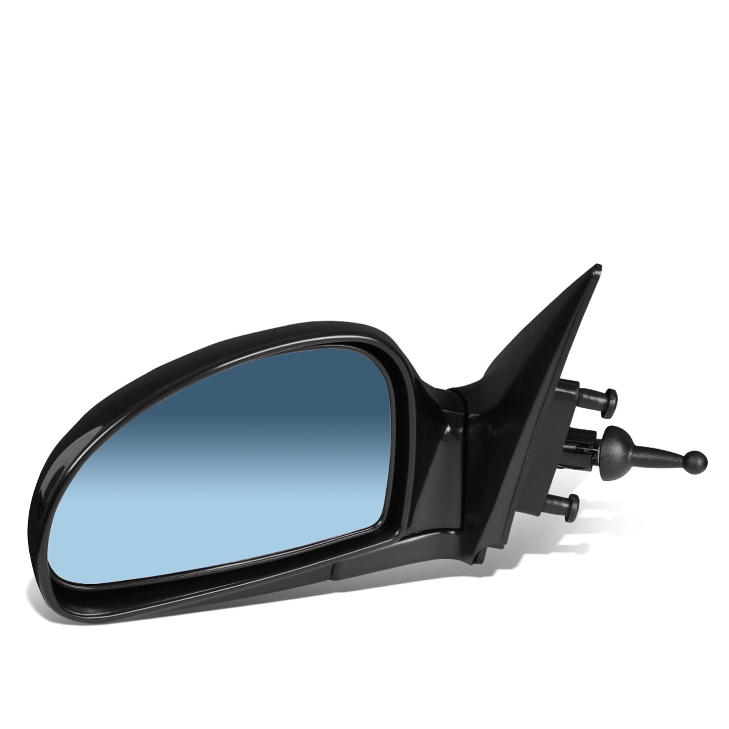 RETROVISOR MIRROR - OEM - 04-09 KIA SPECTRA 2.0L / 05-09 KIA SPECTRA5 - MANUAL - PAINTABLE - BLACK - LEFT
