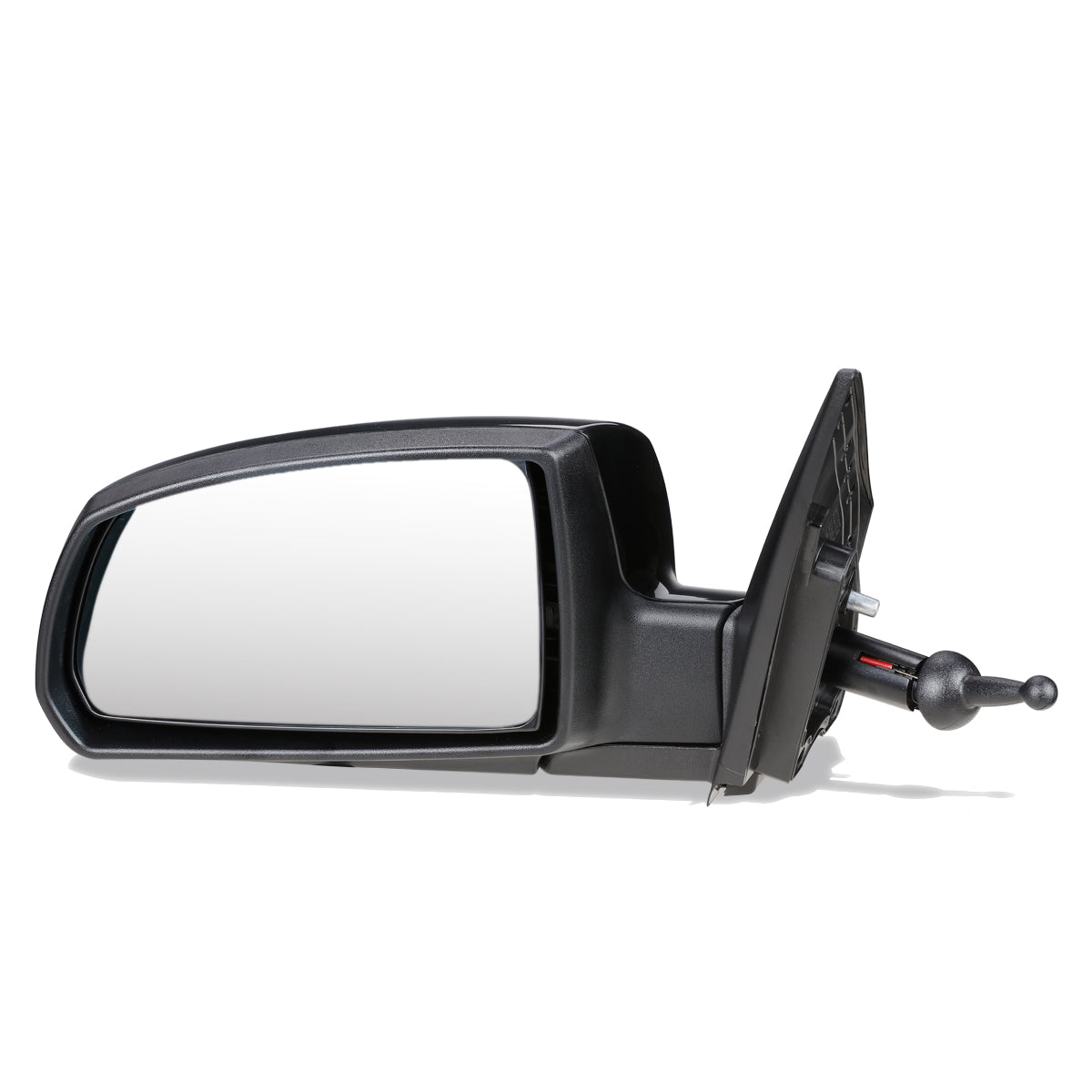 RETROVISOR MIRROR - OEM - 06-09 KIA RIO / 06-09 KIA RIO5 - MANUAL - PAINTABLE - BLACK - LEFT