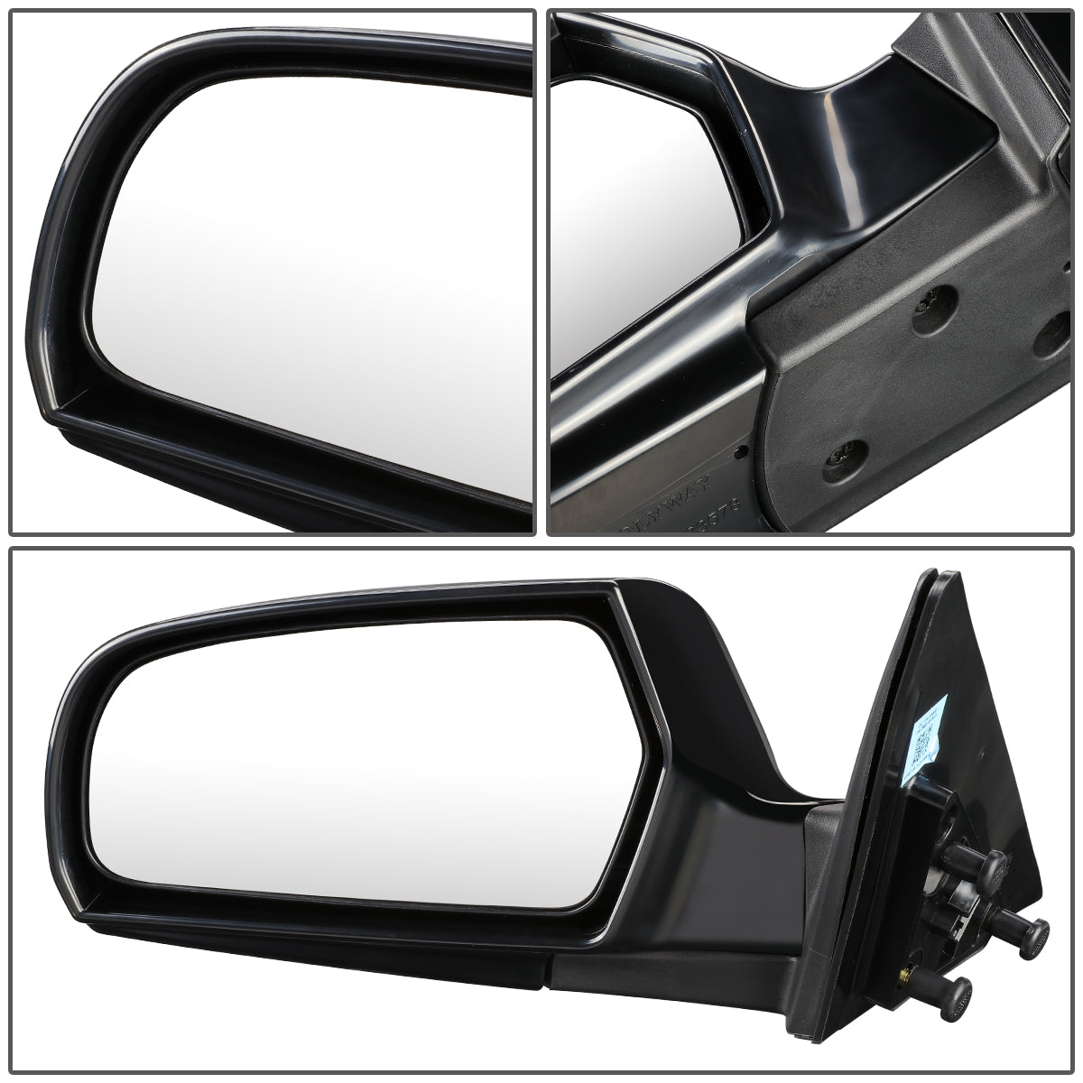 RETROVISOR MIRROR - OEM - 06-10 KIA OPTIMA / 06-10 KIA MAGENTIS - POWERED - HEATED - PAINTABLE - BLACK - LEFT