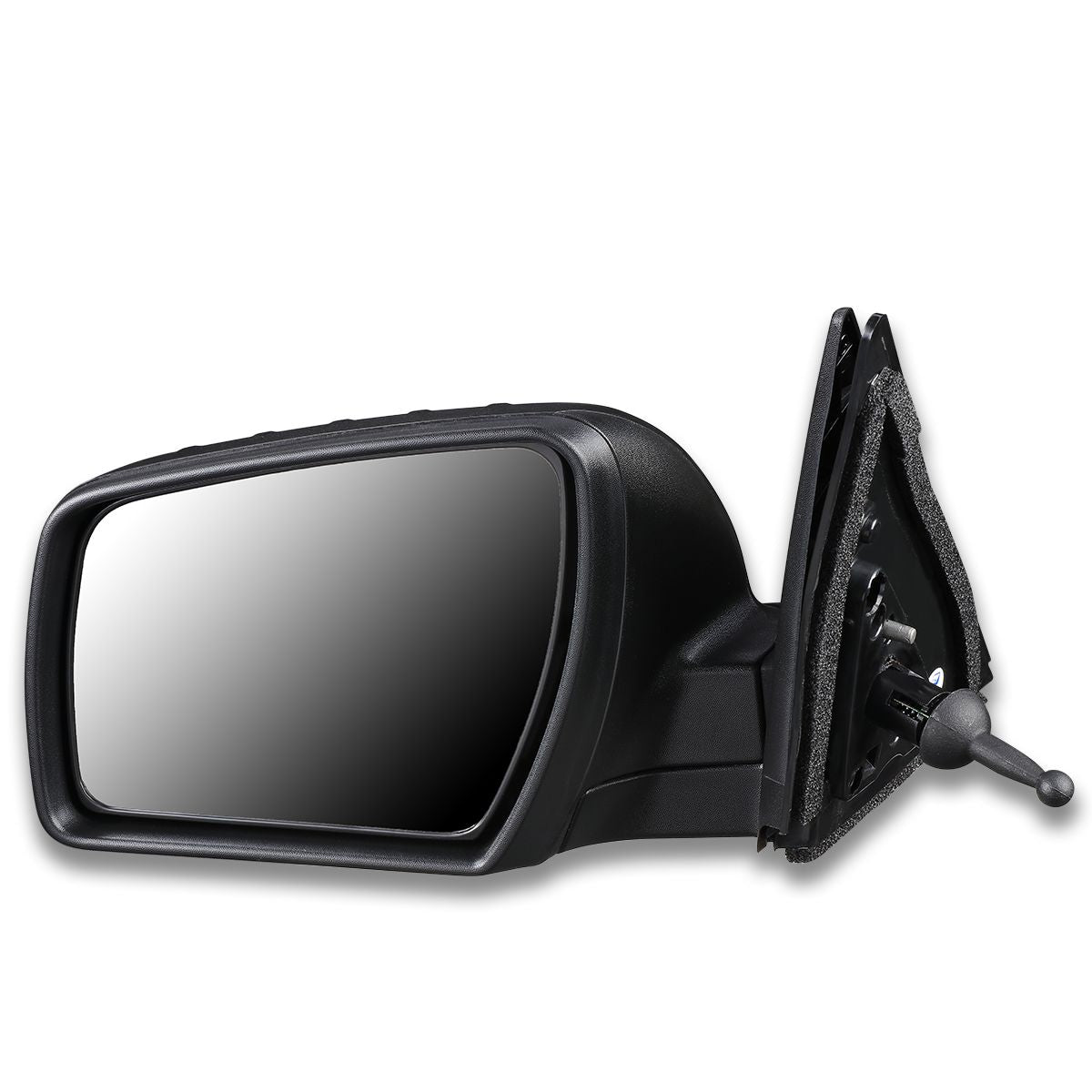 RETROVISOR MIRROR - OEM - 10-11 KIA SOUL - MANUAL - TEXTURED - BLACK - LEFT