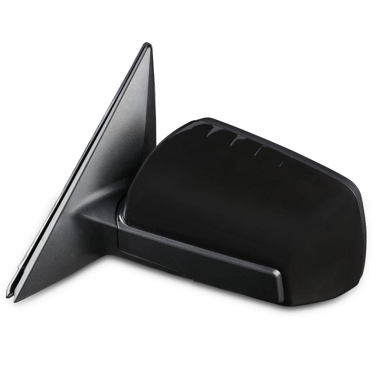 RETROVISOR MIRROR - OEM - 10-11 KIA SOUL - POWERED - PAINTABLE - BLACK - LEFT