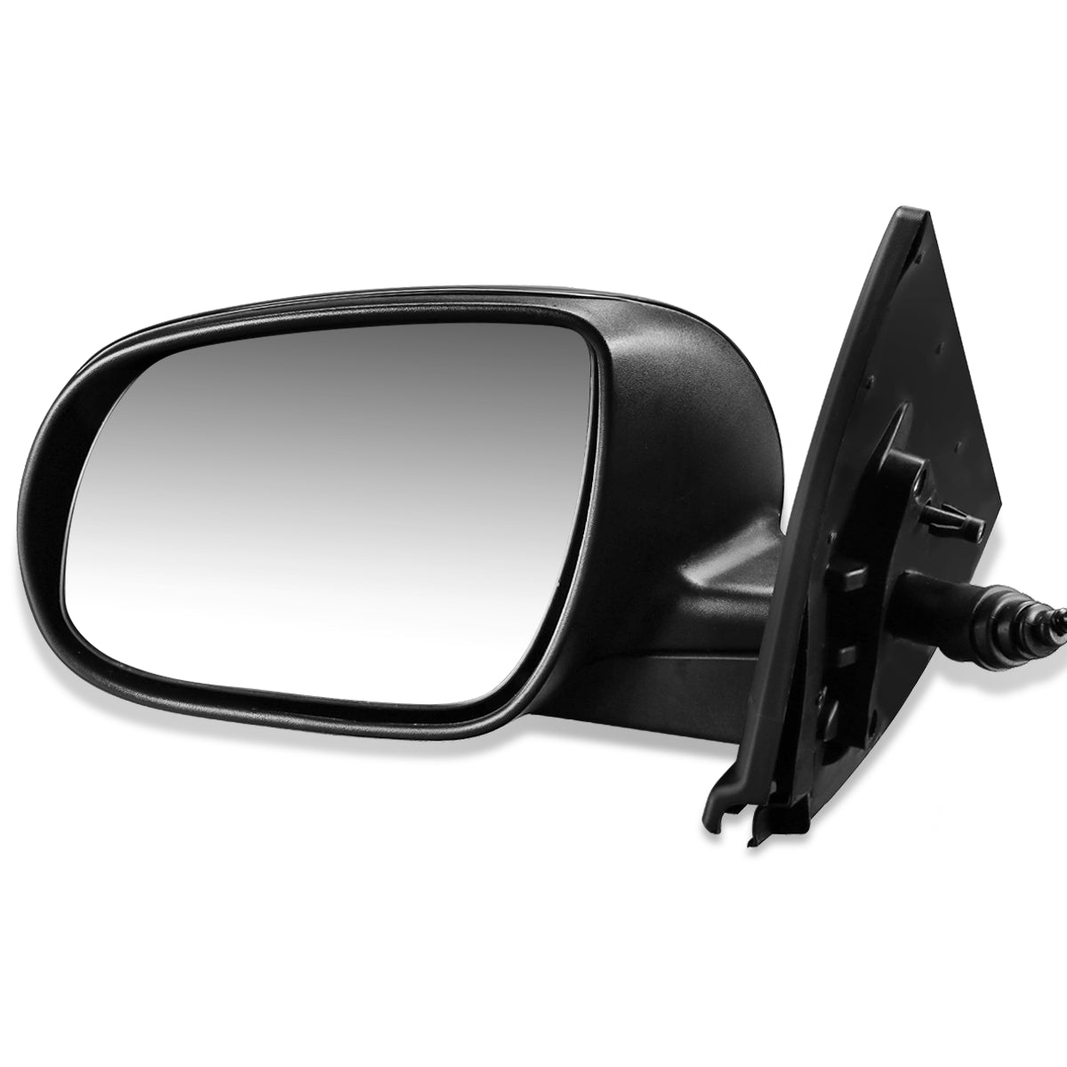 RETROVISOR MIRROR - OEM - 10-13 KIA FORTE - MANUAL - PAINTABLE - BLACK - LEFT