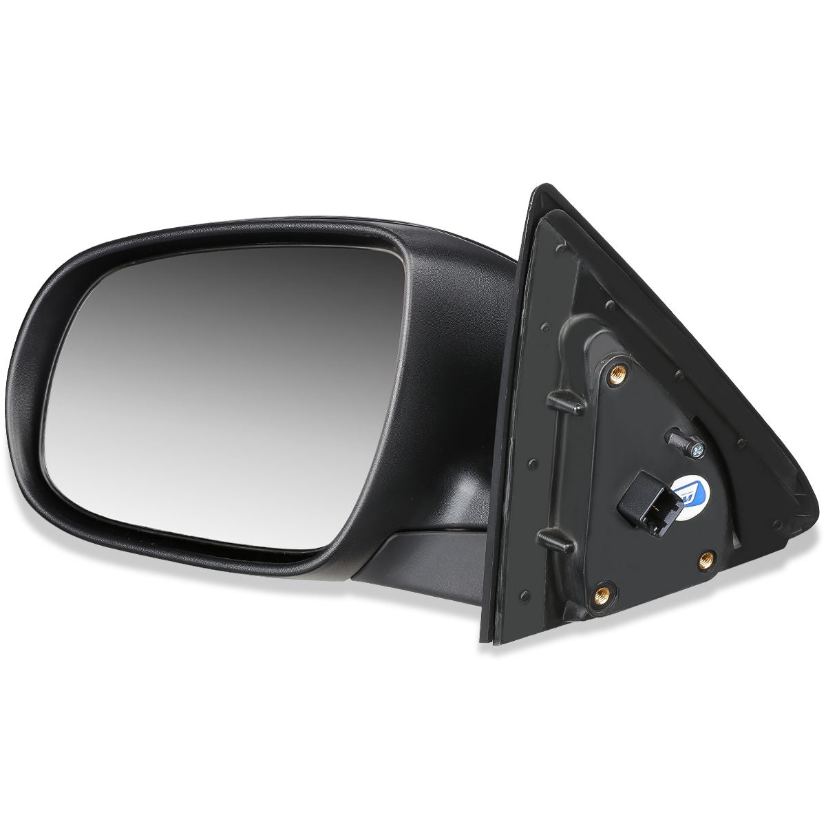 RETROVISOR MIRROR - OEM - 10-13 KIA FORTE KOUP - POWERED - HEATED - TEXTURED - BLACK - LEFT
