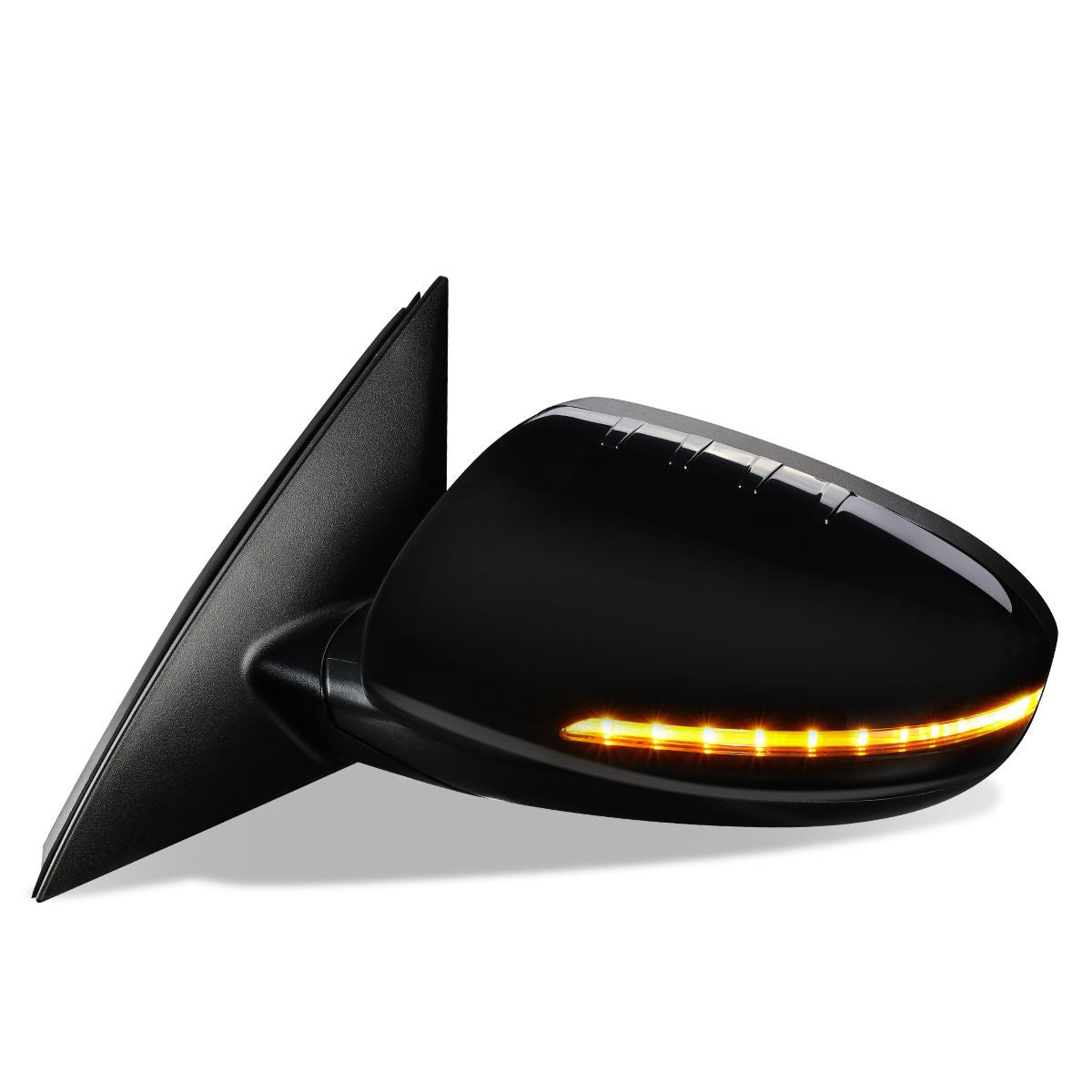 RETROVISOR MIRROR - OEM - 11-13 KIA OPTIMA - POWERED - TEXTURED - BLACK - LEFT