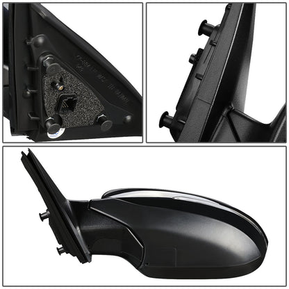 RETROVISOR MIRROR - OEM - 11-13 KIA OPTIMA - POWERED - TEXTURED - BLACK - LEFT