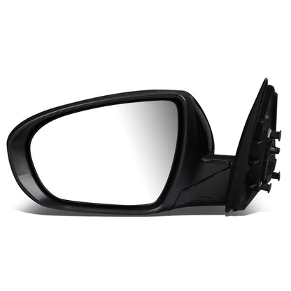 RETROVISOR MIRROR - OEM - 11-15 KIA OPTIMA - POWERED - HEATED - W/ SIGNAL LIGHT - FOLDING - BLACK MATERIAL - LEFT