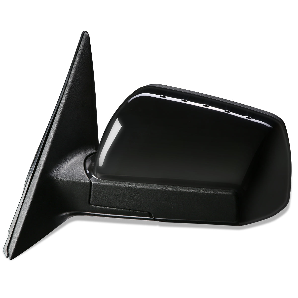 RETROVISOR MIRROR - OEM - 12-13 KIA SOUL - MANUAL - TEXTURED - BLACK - LEFT