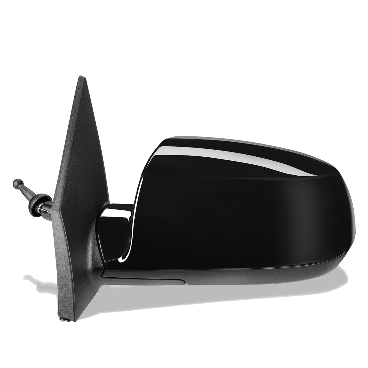 RETROVISOR MIRROR - OEM - 06-09 KIA RIO / 06-09 KIA RIO5 - MANUAL - PAINTABLE - BLACK - LEFT