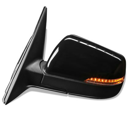 RETROVISOR MIRROR - OEM - 12-13 KIA SOUL - POWERED - HEATED - PAINTABLE - BLACK - LEFT