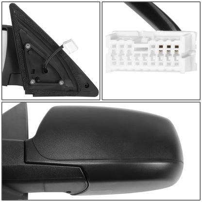 RETROVISOR MIRROR - OE STYLE - KIA SORENTO 11-13 - WITH POWER - DRIVER SIDE - PAINT TO MATCH - BLACK