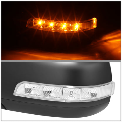 RETROVISOR MIRROR - OE STYLE - KIA SORENTO 11-13 - WITH POWER FOLD WITH HEATED GLASS WITH TURN SIGNAL - DRIVER SIDE - PAINT TO MATCH - BLACK