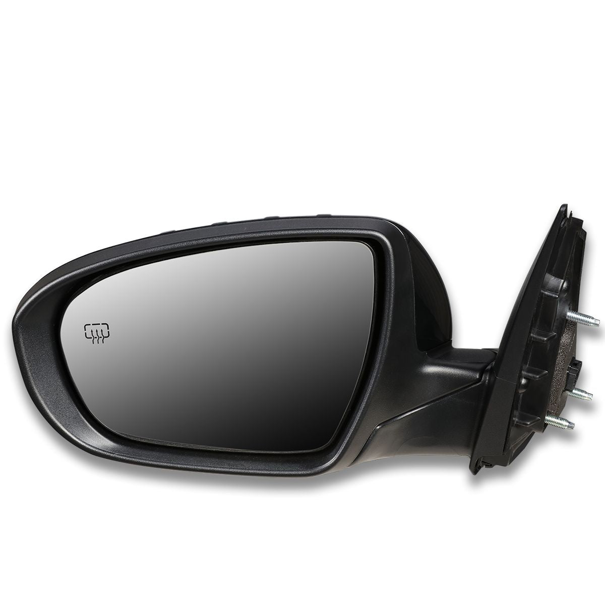 RETROVISOR MIRROR - OEM - 14-15 KIA OPTIMA - POWERED - HEATED - PAINTABLE - BLACK - LEFT