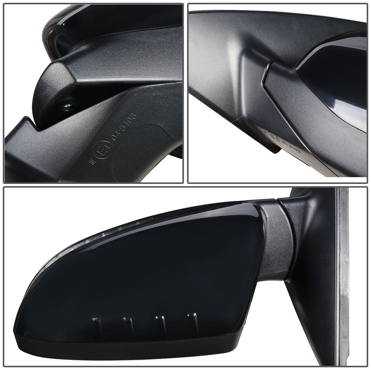 RETROVISOR MIRROR - OEM - 14-15 KIA OPTIMA - POWERED - HEATED - PAINTABLE - BLACK - LEFT