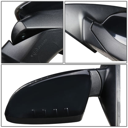 RETROVISOR MIRROR - OEM - 14-15 KIA OPTIMA - POWERED - HEATED - PAINTABLE - BLACK - LEFT