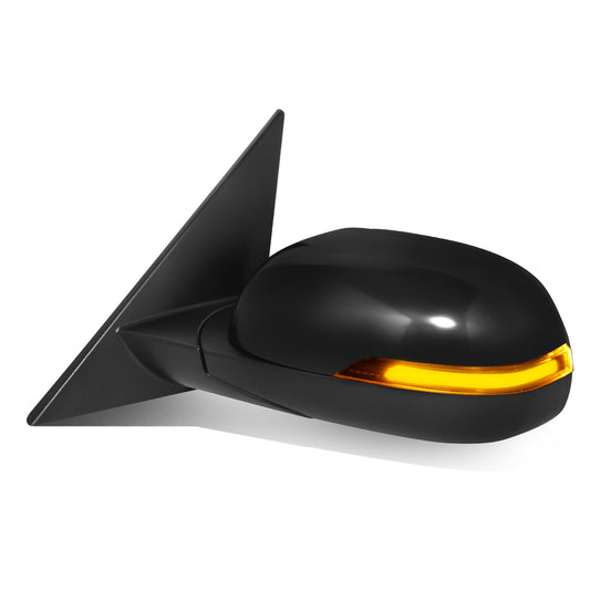 RETROVISOR MIRROR - OE STYLE - KIA SOUL 14-19 - WITH POWER WITH HEATED GLASS WITH TURN SIGNAL - DRIVER SIDE - PAINT TO MATCH - BLACK